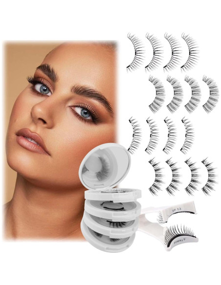 Pestañas Magnéticas FADLASH Reutilizables 4 Pares con Aplicador