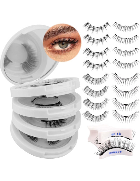 Pestañas Magnéticas FADLASH Reutilizables 4 Pares con Aplicador