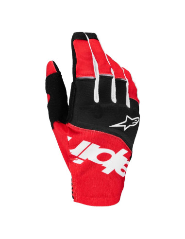 Guantes de Motocicleta Alpinestars Techstar Negro/Rojo 2X