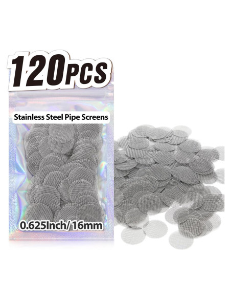 Pantallas de Tubo Acero Inoxidable STANKER 120pcs 15.88mm