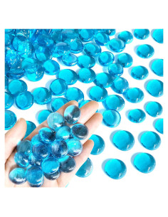 Canicas de vidrio azul FANTIAN 100 piezas 0,45 kg decorativas