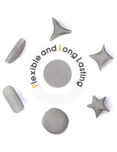 Pantallas de Tubo Acero Inoxidable STANKER 120pcs 15.88mm