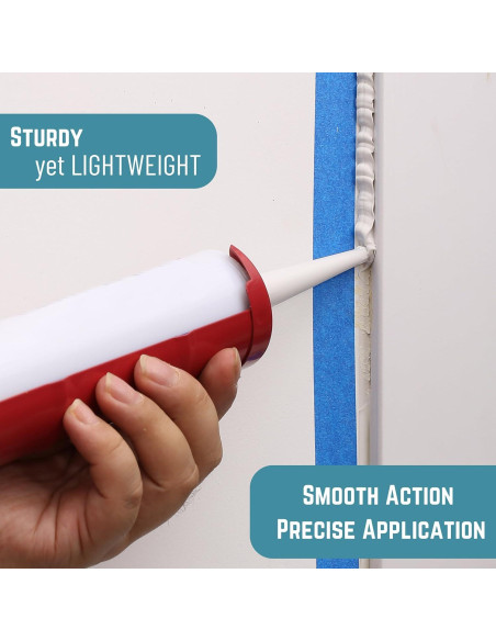 Pistola de Calafateo Bates 10:1, Rojo, 0.50 kg, Manual