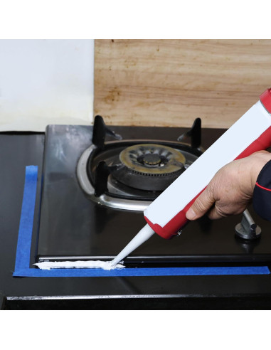 Pistola de Calafateo Bates 10:1, Rojo, 0.50 kg, Manual