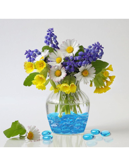 Canicas de vidrio azul FANTIAN 100 piezas 0,45 kg decorativas