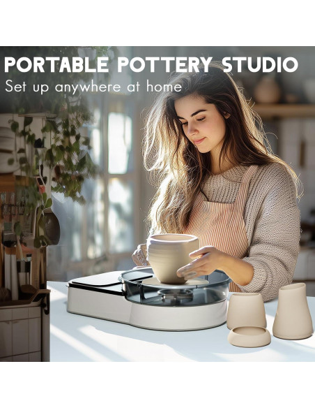 Torno de Alfarería Catcrafter CAT-POT para Principiantes 15.24 cm