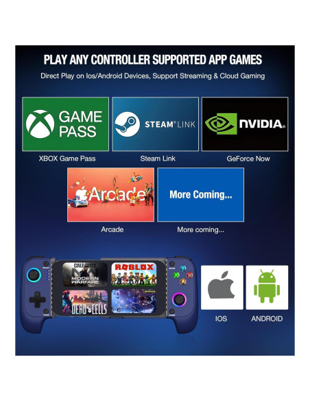 Controlador de Juego Inalámbrico Gamtoure MC102 Azul - Anti Drift