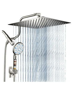 Cabezal de Ducha de Lluvia Cobbe 30.48 cm 3 Vías Niquelado