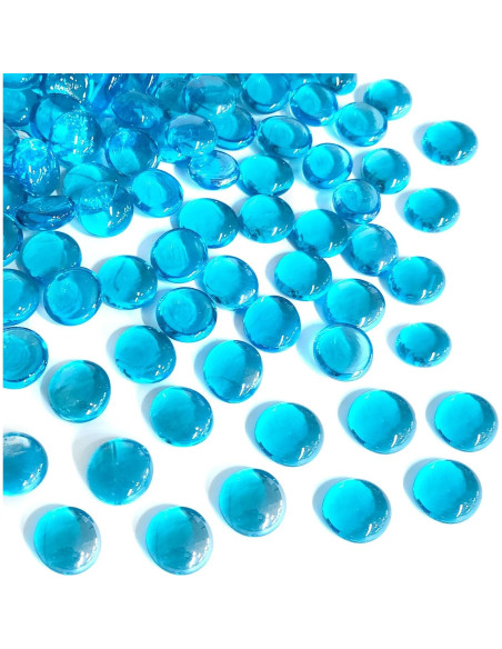 Canicas de vidrio azul FANTIAN 100 piezas 0,45 kg decorativas