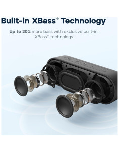 Altavoz Bluetooth Tribit XSound Go 16W Impermeable IPX7 Azul 2