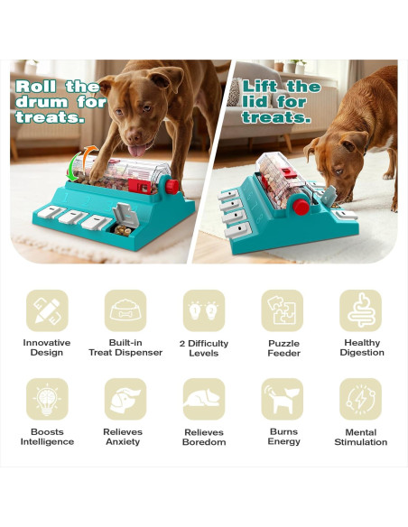 Dispensador de Golosinas para Perros KADTC - Grande - 2 Niveles