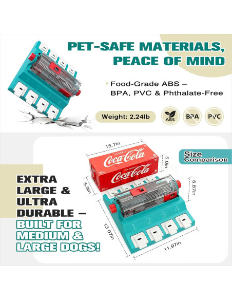 Dispensador de Golosinas para Perros KADTC - Grande - 2 Niveles