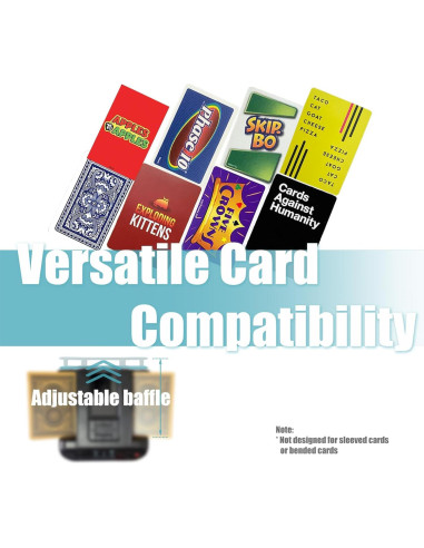 Barajador y Repartidor Automático ZechnoX 2-en-1 Negro