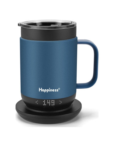 Taza de Café Inteligente Happiness 473ml Control Temperatura