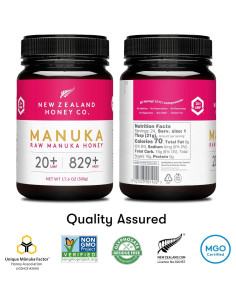Miel Cruda Manuka UMF 20+ MGO 829+ New Zealand Honey Co. 500g 2