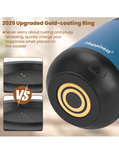 Taza de Café Inteligente Happiness 473ml Control Temperatura