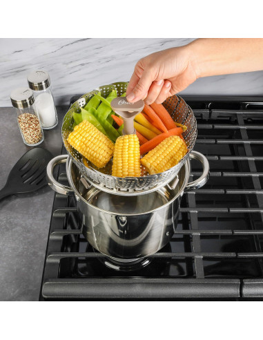 Insertor de Vapor Expandible Acero Inoxidable Oster 18 a 27 cm