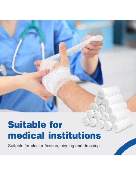 Rollos de Gasa AZEN 10.16 cm x 3.96 m - 90 Unidades