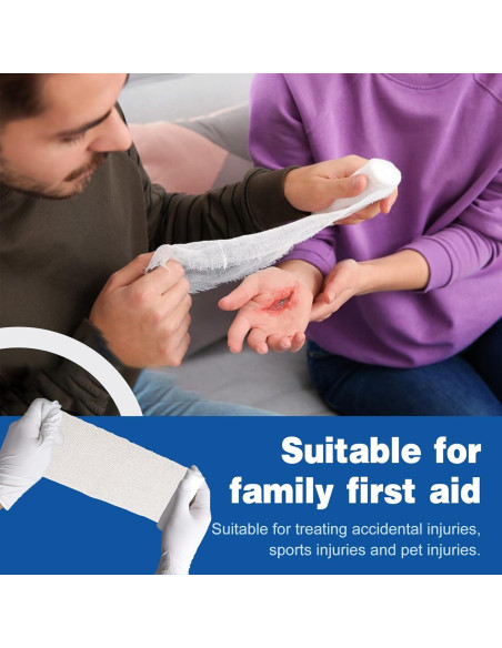 Rollos de Gasa AZEN 10.16 cm x 3.96 m - 90 Unidades