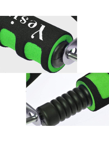 Juego de Fortalecedores de Agarre YESIMET - 2 Unidades Verde