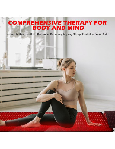 Alfombra de Terapia de Luz Roja Litecare T600 180x60 cm 1560 LEDs