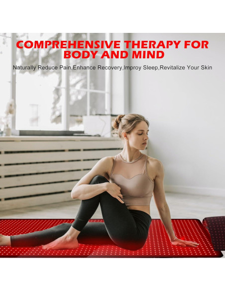 Alfombra de Terapia de Luz Roja Litecare T600 180x60 cm 1560 LEDs