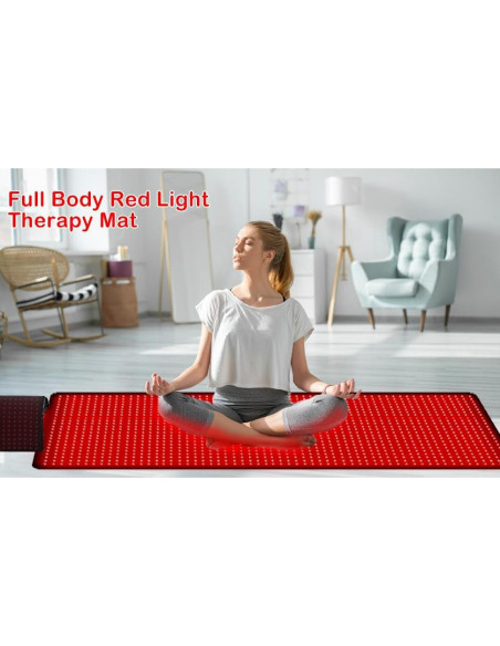 Alfombra de Terapia de Luz Roja Litecare T600 180x60 cm 1560 LEDs