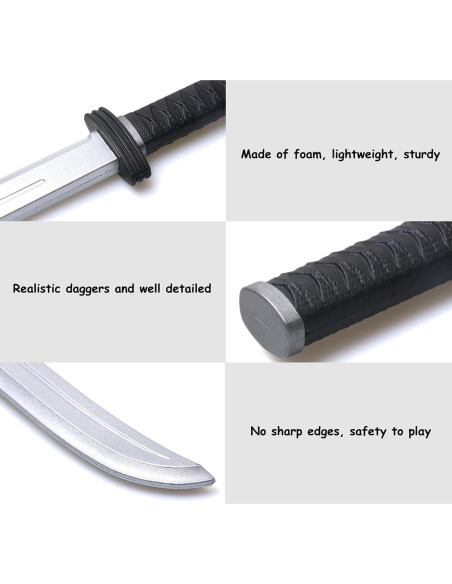 Espadas de Entrenamiento de Espuma DAYSTART 31.75 cm - 2 Paquete