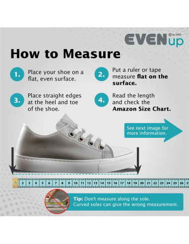 EVENup Equilibrador de Zapatos Auténtico Talla XXX-Pequeña