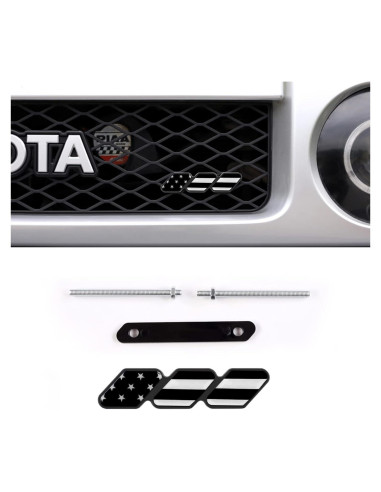 Insignia de Rejilla Tri-Color Jawmoy para Toyota 4Runner Tacoma Tundra