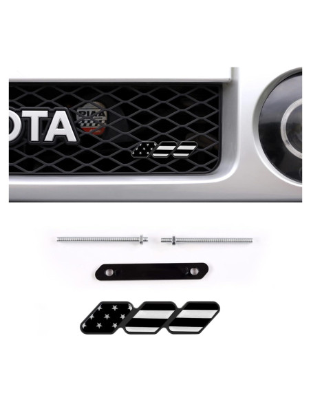 Insignia de Rejilla Tri-Color Jawmoy para Toyota 4Runner Tacoma Tundra