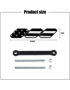 Insignia de Rejilla Tri-Color Jawmoy para Toyota 4Runner Tacoma Tundra 2