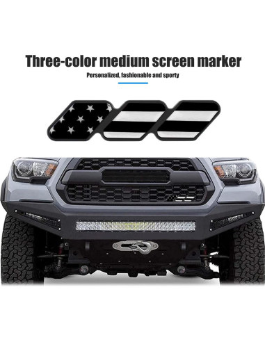 Insignia de Rejilla Tri-Color Jawmoy para Toyota 4Runner Tacoma Tundra