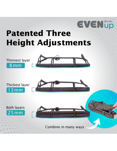 EVENup Equilibrador de Zapatos Auténtico Talla XXX-Pequeña