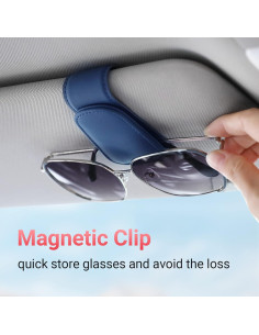 Soporte de Gafas de Sol KanSmart para Visera de Coche - Azul 2