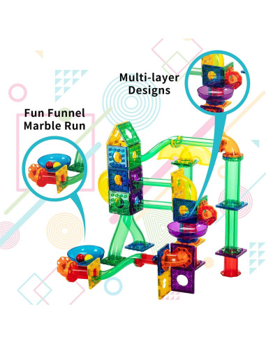 Carreras de Canicas Everplay 150 Piezas Juego Educativo