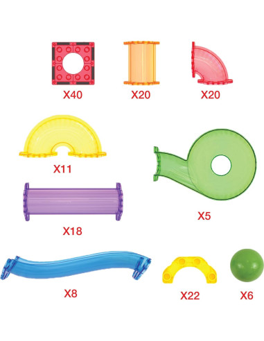 Carreras de Canicas Everplay 150 Piezas Juego Educativo