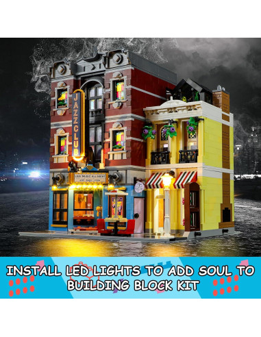Kit de luces LED Mililier para Lego 10312 Jazz Club