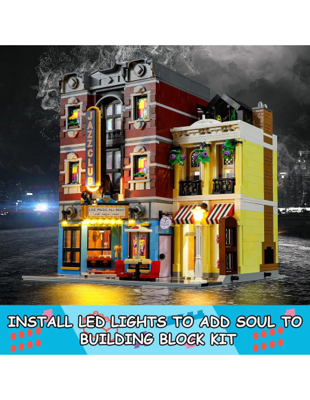 Kit de luces LED Mililier para Lego 10312 Jazz Club