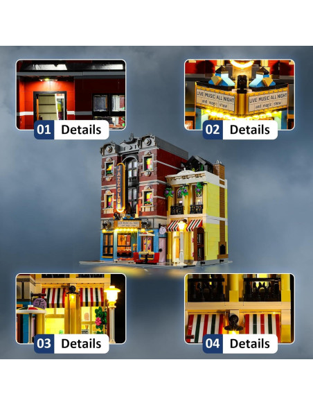 Kit de luces LED Mililier para Lego 10312 Jazz Club