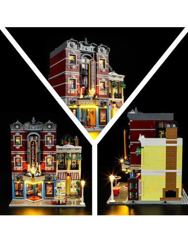 Kit de luces LED Mililier para Lego 10312 Jazz Club