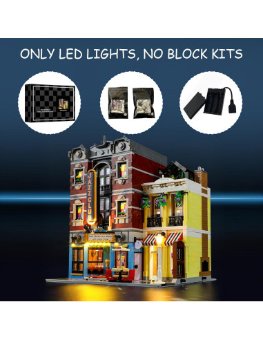 Kit de luces LED Mililier para Lego 10312 Jazz Club