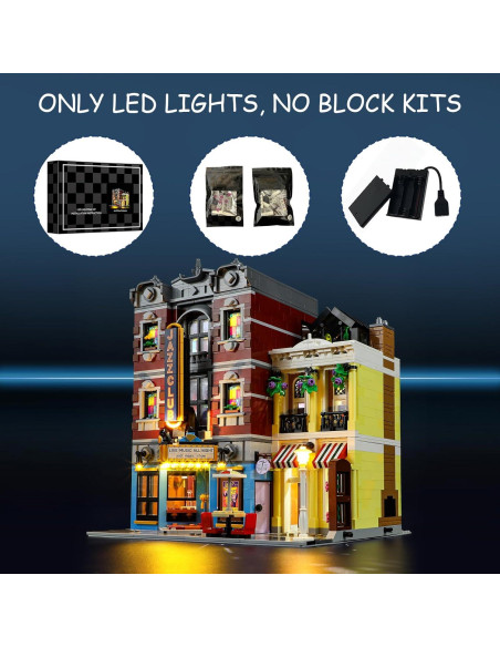 Kit de luces LED Mililier para Lego 10312 Jazz Club