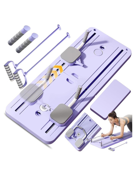 Tabla de Pilates Pafal PFABR113 Multifuncional Púrpura
