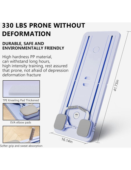 Tabla de Pilates Pafal PFABR113 Multifuncional Púrpura