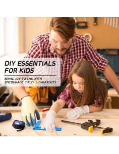 Juego de herramientas reales para niños URASISTO 12 piezas 2