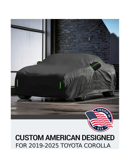 Funda de Coche Proadsy para Toyota Corolla 2019-2025 Impermeable