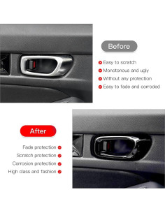 Cubierta de Manija Interior de Puerta YINGTUU para Honda Civic 11 Gen 2022-2025 2