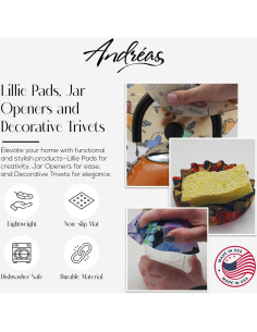 Abre frascos de silicona Andreas JO-337 - 15.88 cm antideslizante 2