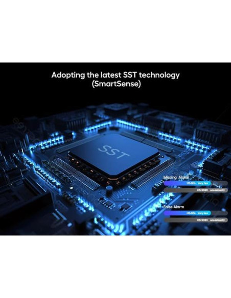 eMACROS Estación Base de Alarma Inalámbrica con Batería Recargable